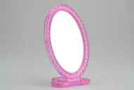 Ogledalo z ergonomskim plastičnim stojalom (19,5 cm), vijolično
