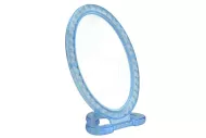 Ogledalo z ergonomskim plastičnim stojalom (19,5 cm), modro