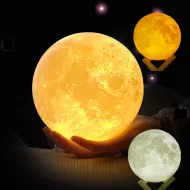 Svetilka LED v dizajnu lune Luna