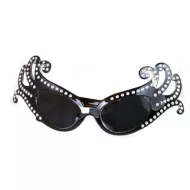 karnevalska očala Lady G črna