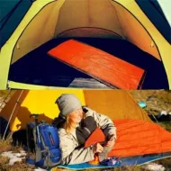 Zasilna zunanja spalna vreča za kampiranje v naravi