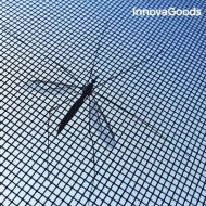 Okenska mreža proti komarjem, lepljiva, črna,