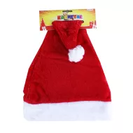 Božična kapa, plišasta, 30 cm