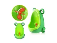 Otroški pisoar v obliki žabe
