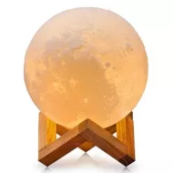 Svetilka LED v dizajnu lune Luna
