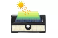 Solarna vrtna razsvetljava s senzorjem gibanja - 190 LED