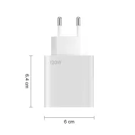 Hitri polnilni adapter 120 W s kabelem USB-C