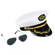 Kapetanski komplet, kapa z očali