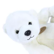 Plišasti ležeči polarni medved, 25 cm