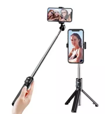 Teleskopska brezžična selfie palica s stojalom P2 - 2 v 1