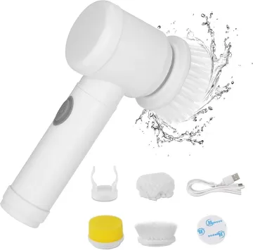 Električna čistilna krtača MAGIC BRUSH s 3 izmenljivimi glavami 5v1