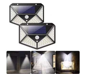 Solarna LED luč z zaznavanjem gibanja SH-100, 100 LED diod