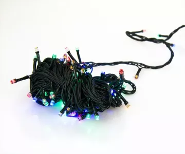 LED zunanja razsvetljava barvna 15 m 100 diod