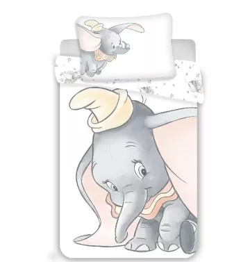 JERRY FABRICS Posteljno perilo Dumbo Grey baby Bombaž, 100/135, 40/60 cm