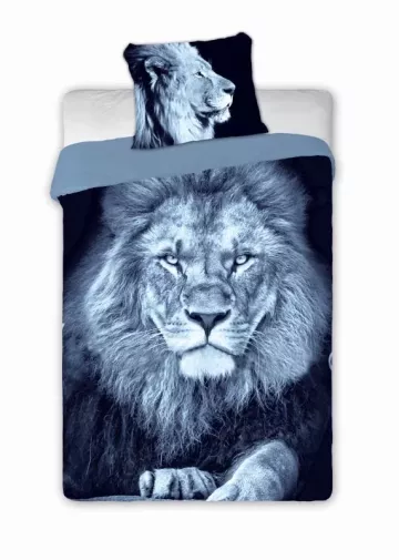 Bombažno posteljno perilo Lion 140 x 200 cm