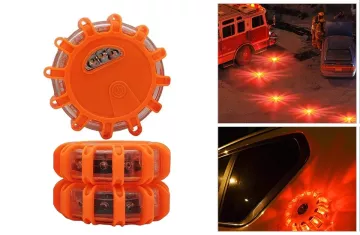Avtomobilska opozorilna luč 12 + 3 LED diode