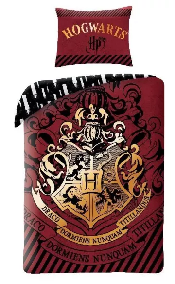 Vključeno platno Harry Potter burgundska Bombaž, 140/200, 70/90 cm