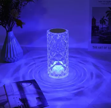LED kristalna svetilka na dotik s 16 vrstami barv