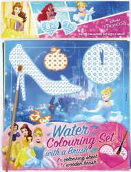 Pisalo za vodne barve s čopičem Disneyjeve princese