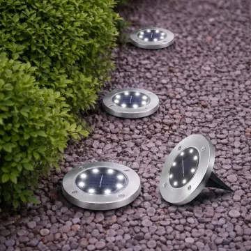Solarne vrtne luči LED - 8 LED - hladno bela