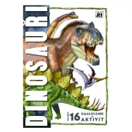 barvna stran A4 dinozavri