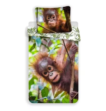 Bombažno posteljno perilo, Orangutan 02, 140 x 200 cm, Jerry Fabrics