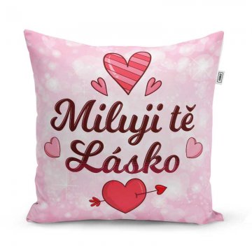 Blazina s potiskom I love you, my love 40 x 40 cm Sablio