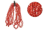 Božična veriga (2,7 m), rdeči diamanti