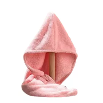Hitrosušeči turban za glavo - roza