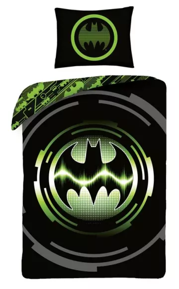 Vključeno platno Batmanova zelena Bombaž, 140/200, 70/90 cm
