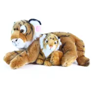 Plišasti tiger z mladičem, 37 cm