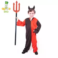 Otroški kostum hudič z naglavnim trakom (M) EKO