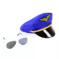 Komplet pilotskih pokrovčkov z očali