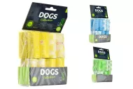 Vrečke za pasje iztrebke, 240 kosov, mešanica barv, DOGS